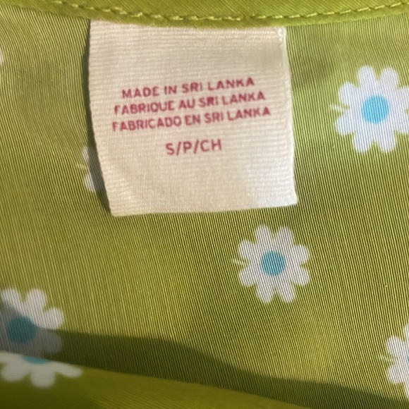 Levi's Sweet Daisy Split Pea Gem Slip Dress Size Small - Picture 15 of 16